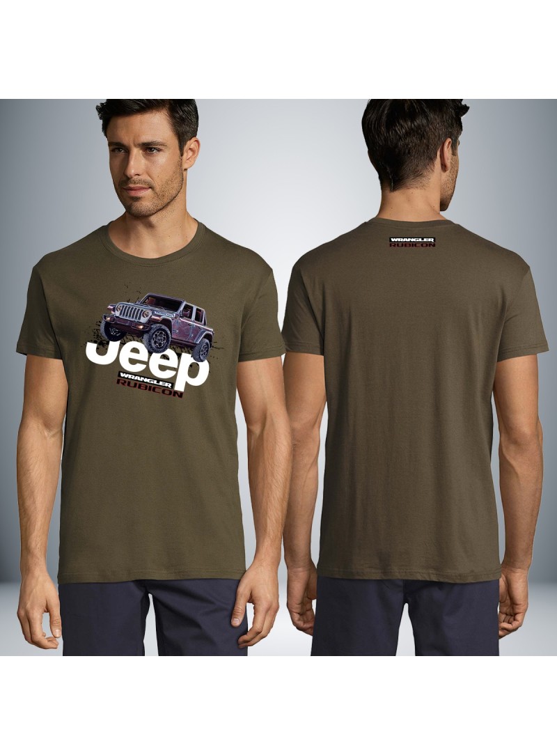Jeep Wrangler Rubicon Unisex Μπλουζάκι