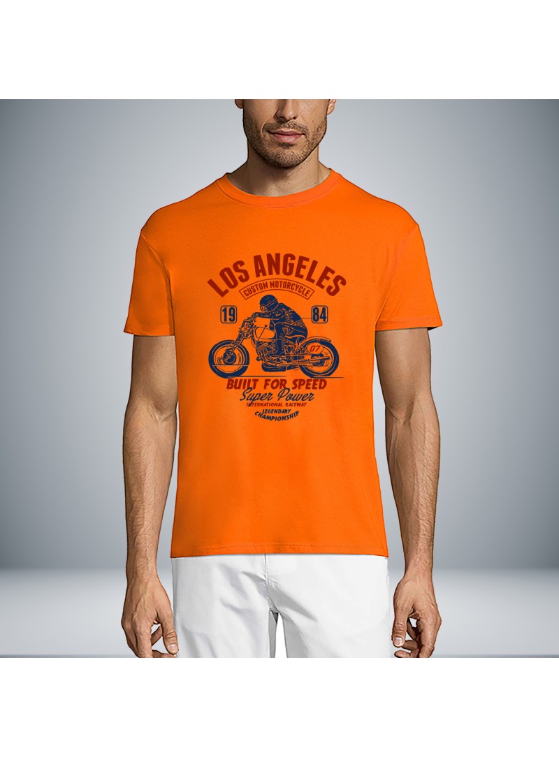 LA Custom Motorcycle Unisex Μπλουζάκι