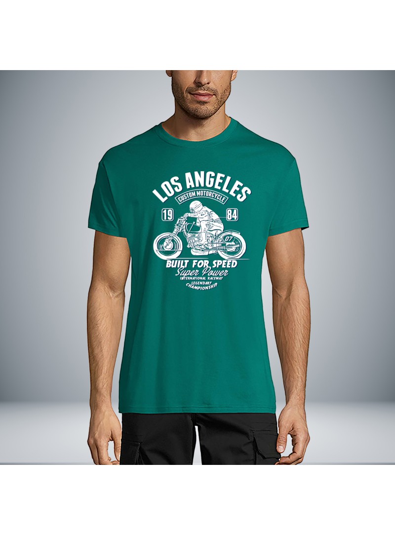LA Custom Motorcycle Unisex Μπλουζάκι