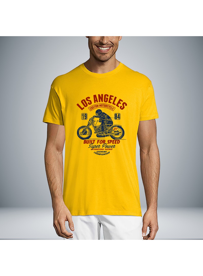 LA Custom Motorcycle Unisex Μπλουζάκι