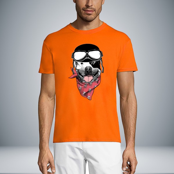 Dog biker Unisex T-Shirt