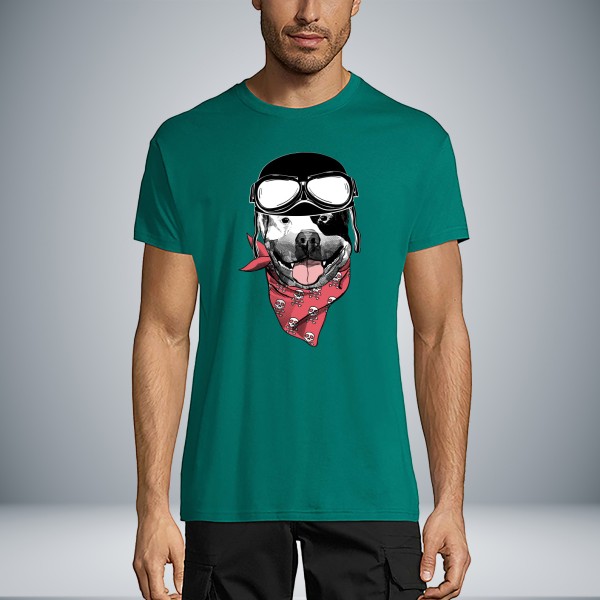 Dog biker Unisex T-Shirt