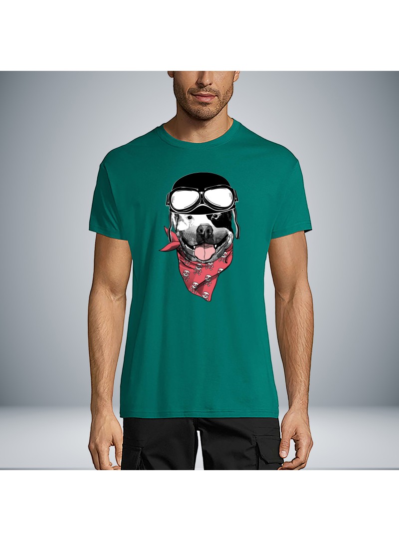Dog biker Unisex T-Shirt