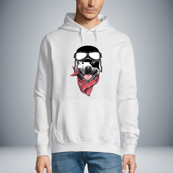 Dog biker Unisex Hoodie