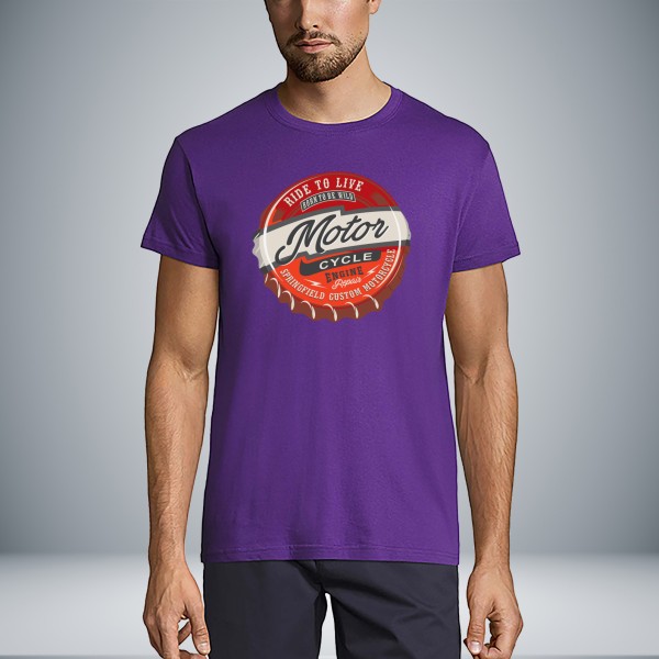 Motor Cycle Unisex Μπλουζάκι