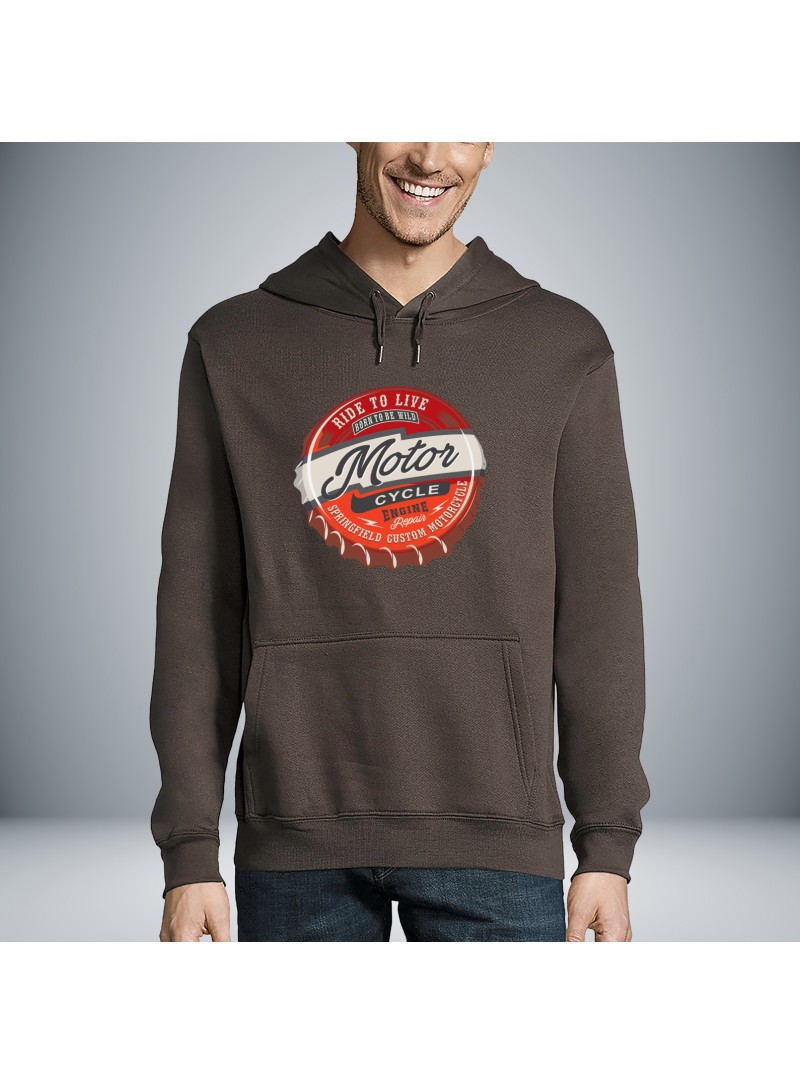 Motor Cycle Unisex Hoodie