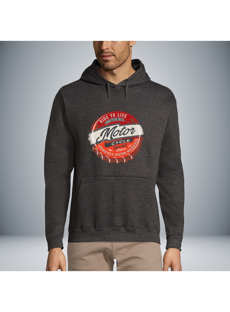 Motor Cycle Unisex Hoodie