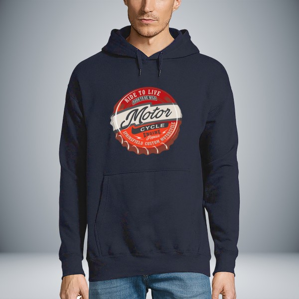 Motor Cycle Unisex Hoodie