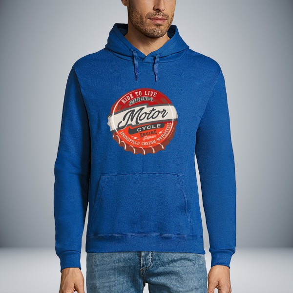 Motor Cycle Unisex Hoodie