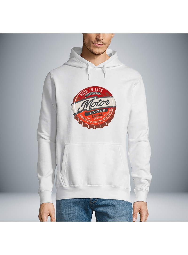 Motor Cycle Unisex Hoodie