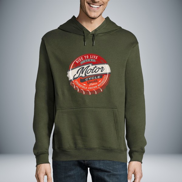 Motor Cycle Unisex Hoodie
