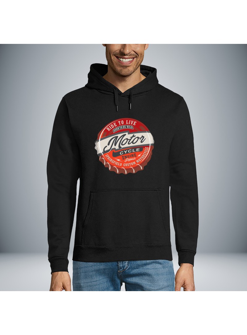 Motor Cycle Unisex Hoodie