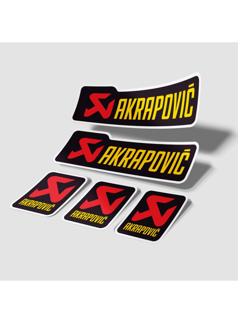Σετ αδιάβροχα αυτοκόλλητα AKRAPOVIC