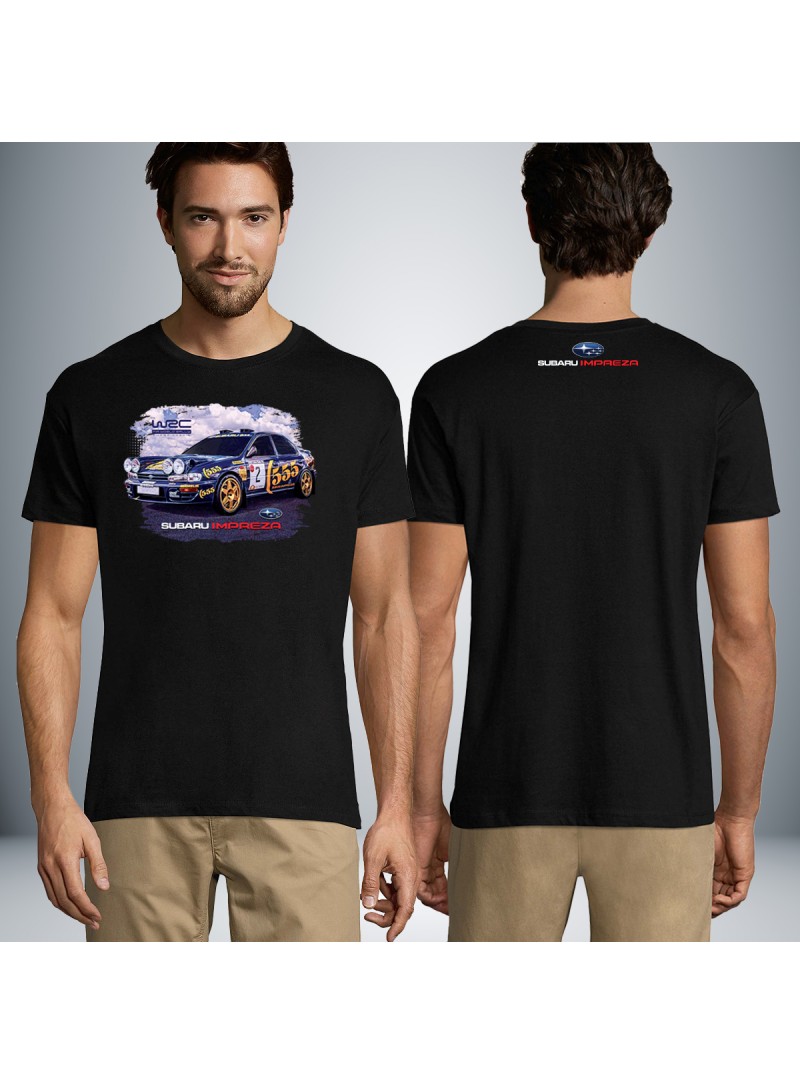 Subaru impreza WRX STi Unisex Μπλουζάκι 3