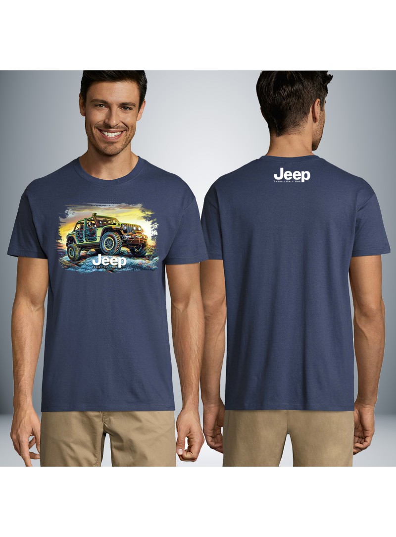 Jeep Wrangler Unisex Μπλουζάκι 3