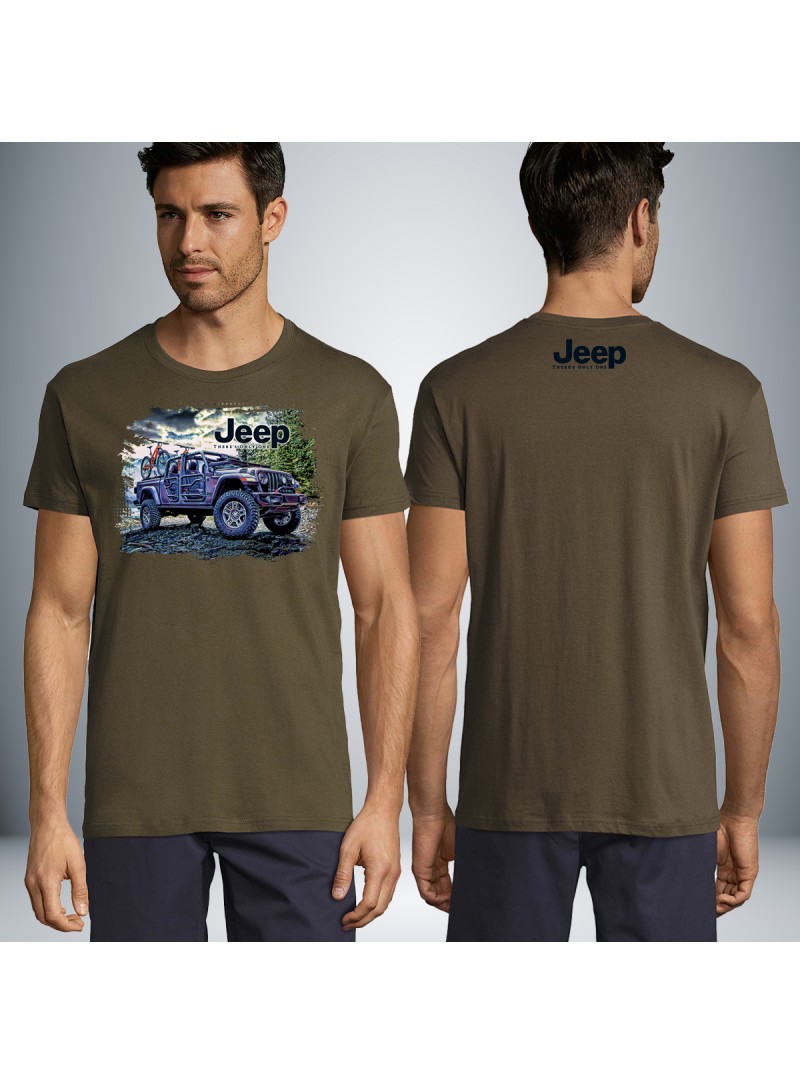Jeep Wrangler Unisex Μπλουζάκι 4