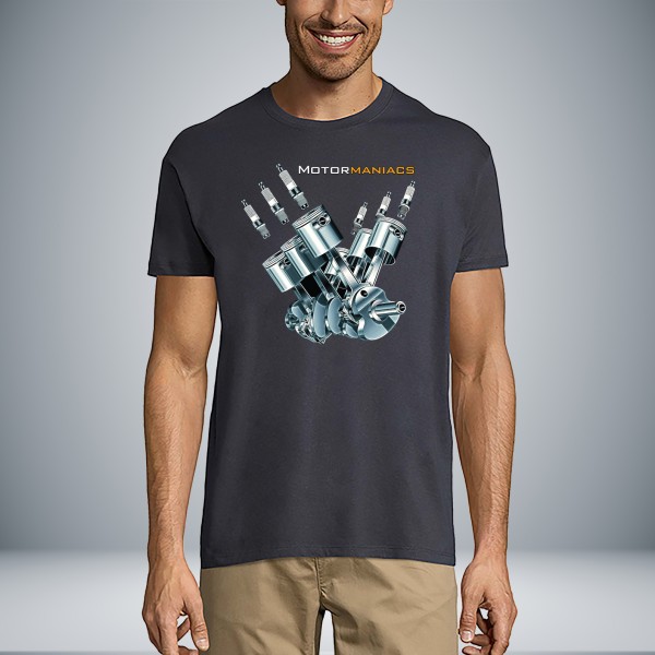 Motormaniacs Unisex Μπλουζάκι