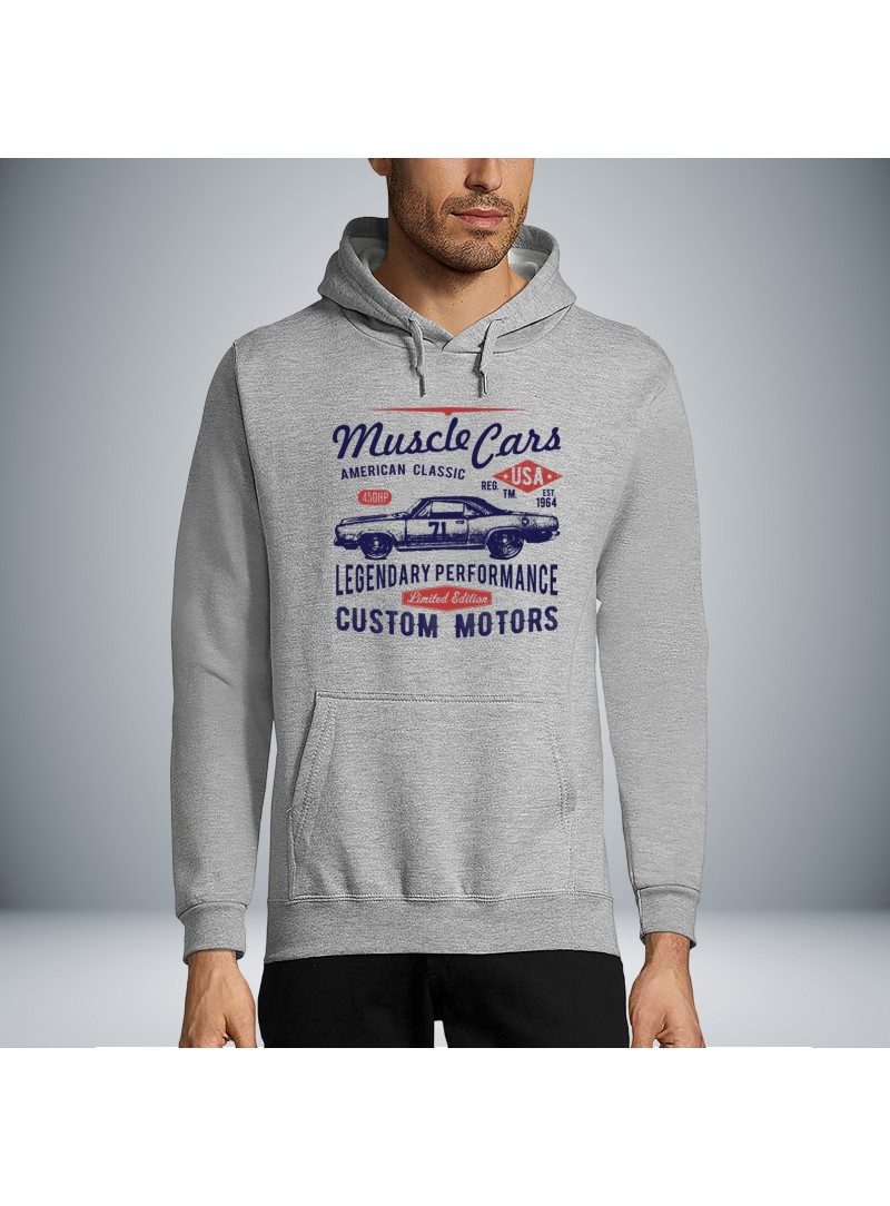 Vintage Muscle Car Unisex Hoodie