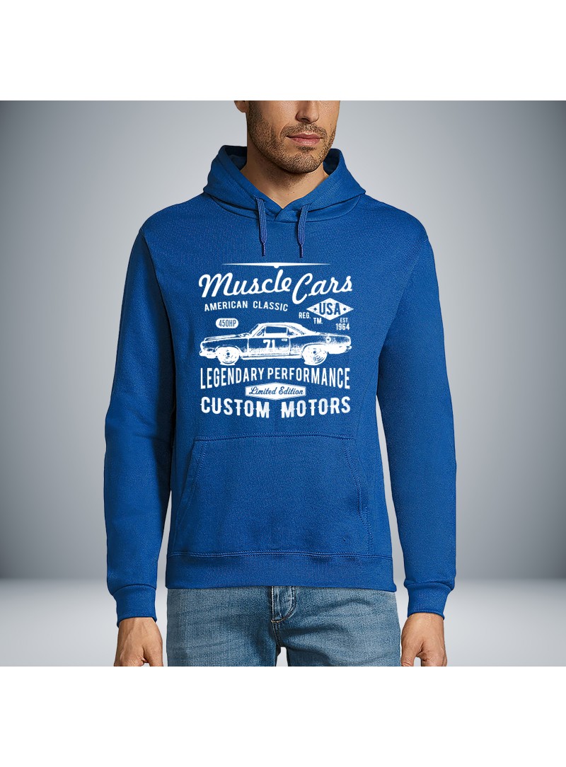 Vintage Muscle Car Unisex Hoodie