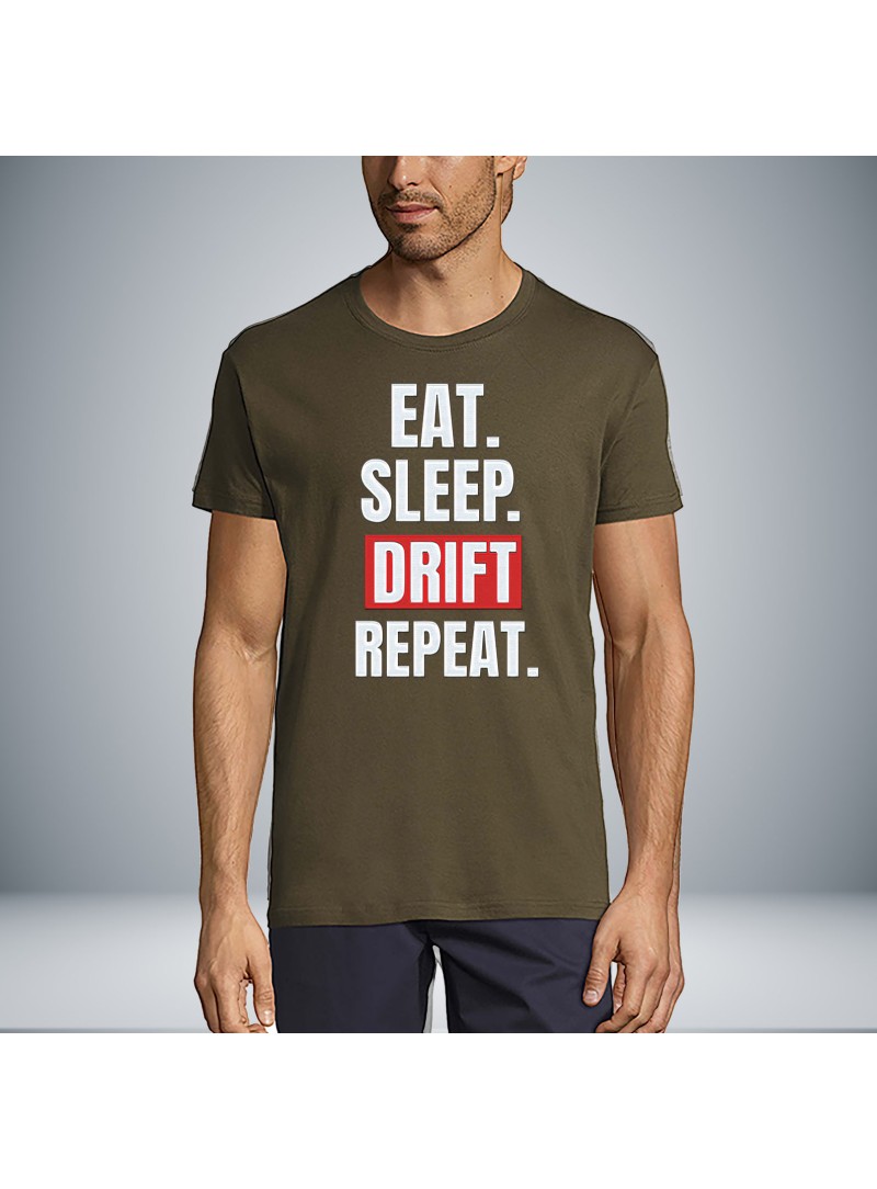 Eat Sleep Drift Repeat Unisex T-Shirt