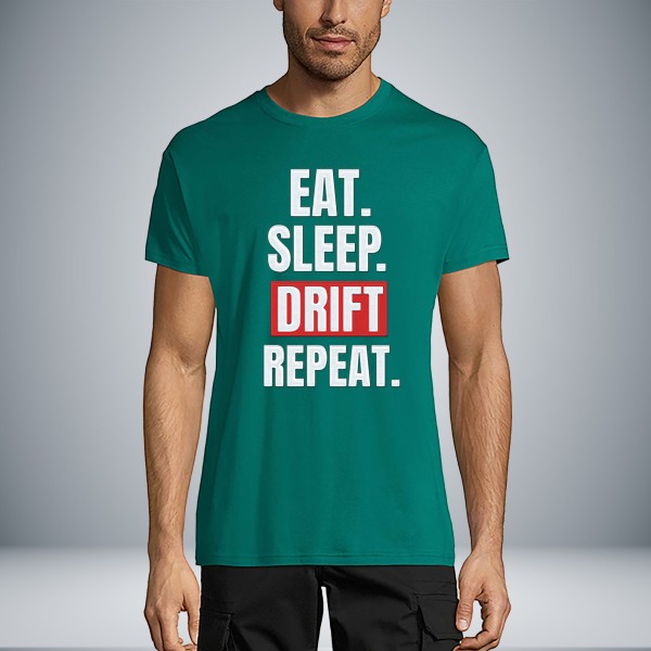 Eat Sleep Drift Repeat Unisex T-Shirt