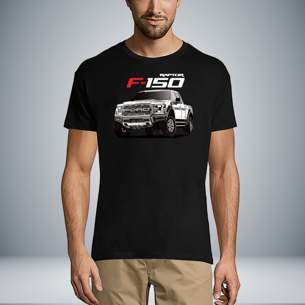 FORD RAPTOR F-150 BW Unisex Μπλουζάκι