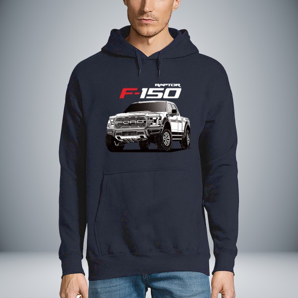 FORD RAPTOR F-150 BW Unisex Hoodie