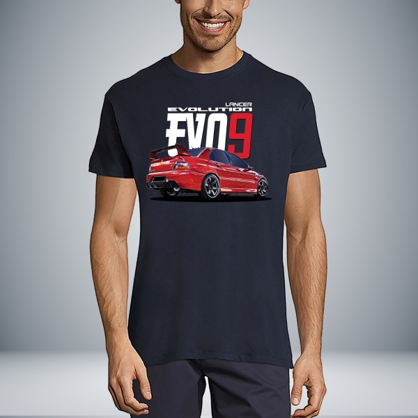Mitsubishi EVO IX Unisex Μπλουζάκι