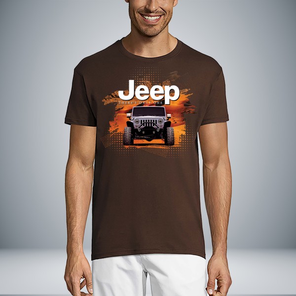 Jeep Wrangler Unisex Μπλουζάκι