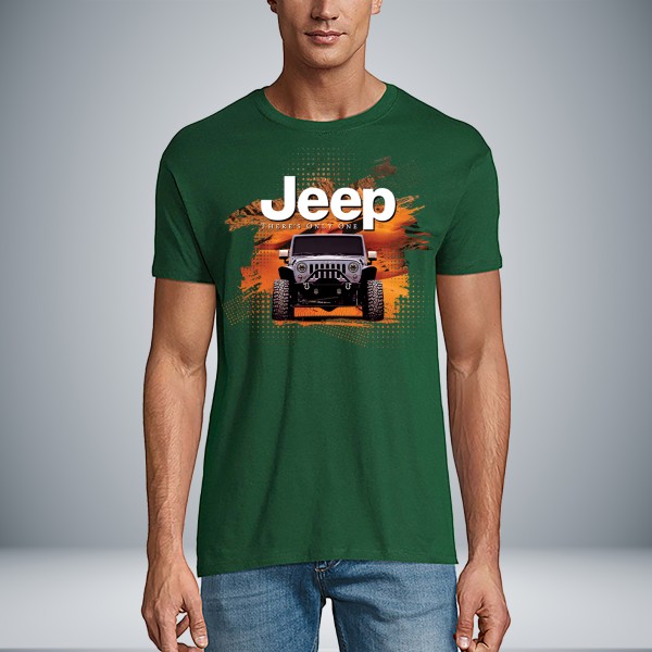 Jeep Wrangler Unisex Μπλουζάκι