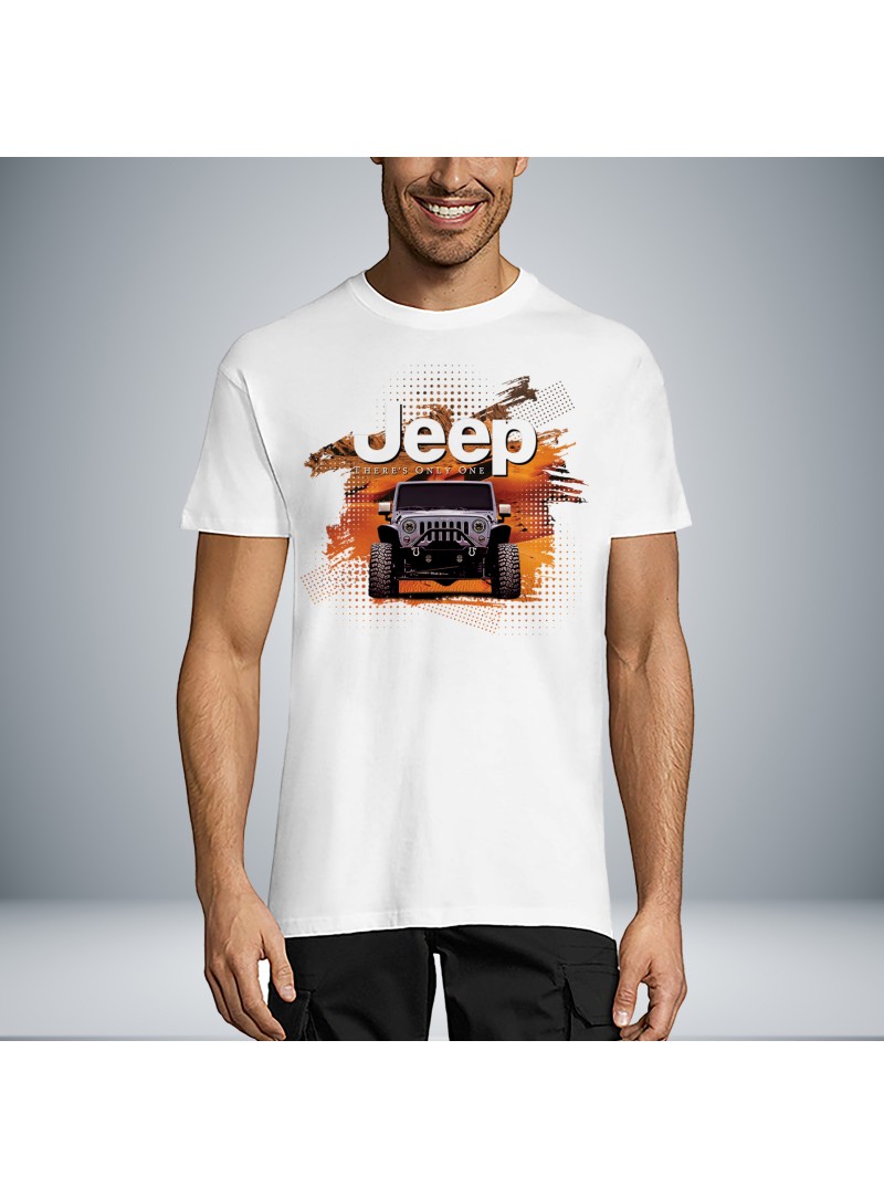 Jeep Wrangler Unisex Μπλουζάκι