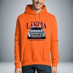 Lancia Delta Integrale Rallycar Unisex Hoodie