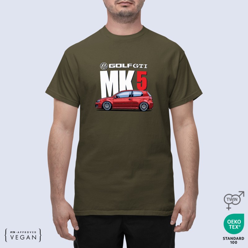 Volkswagen Golf GTI MK 5 Unisex Μπλουζάκι