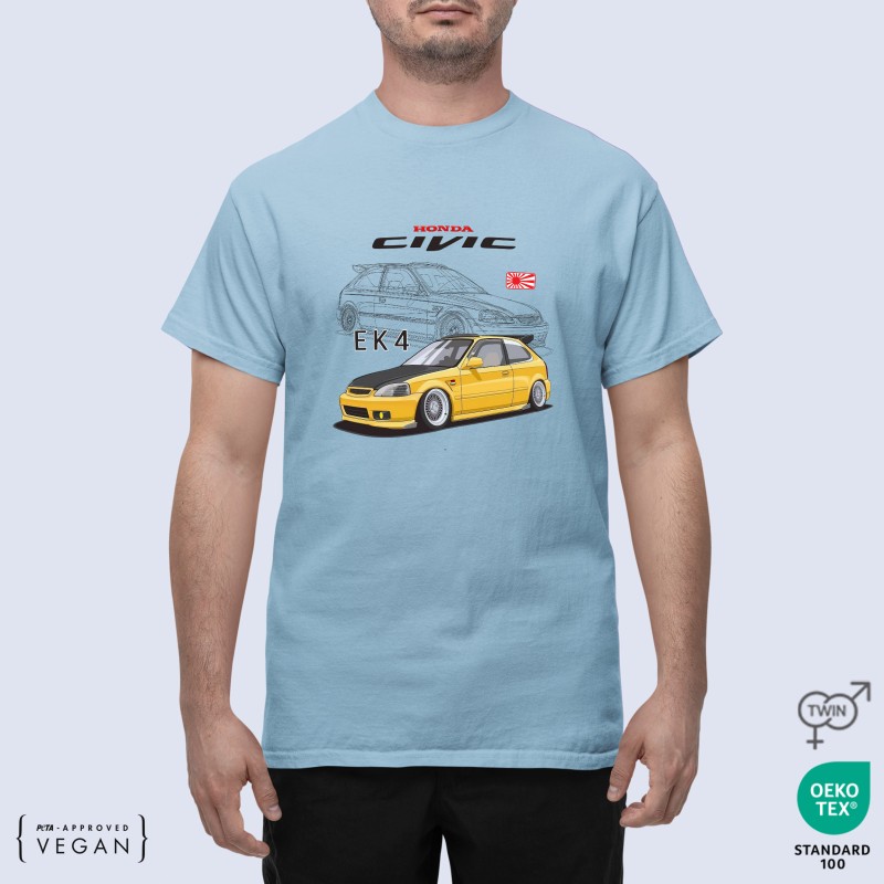 Unisex Μπλουζάκι Honda Civic EK-4