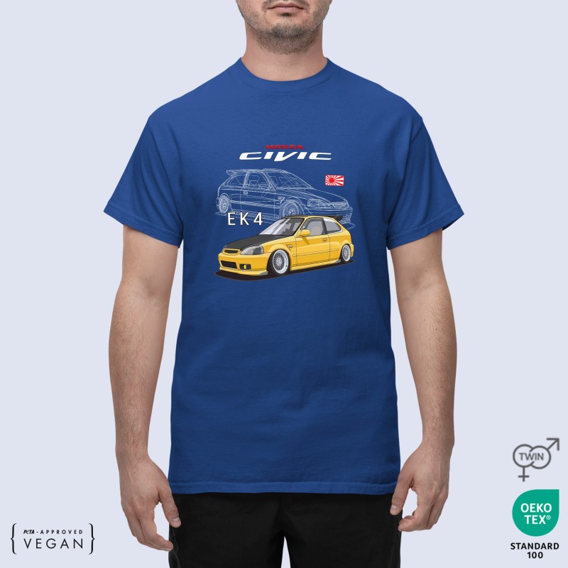 Unisex Μπλουζάκι Honda Civic EK-4