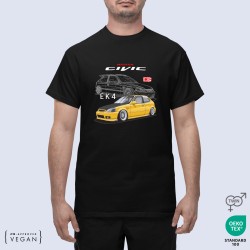 Unisex Μπλουζάκι Honda Civic EK-4