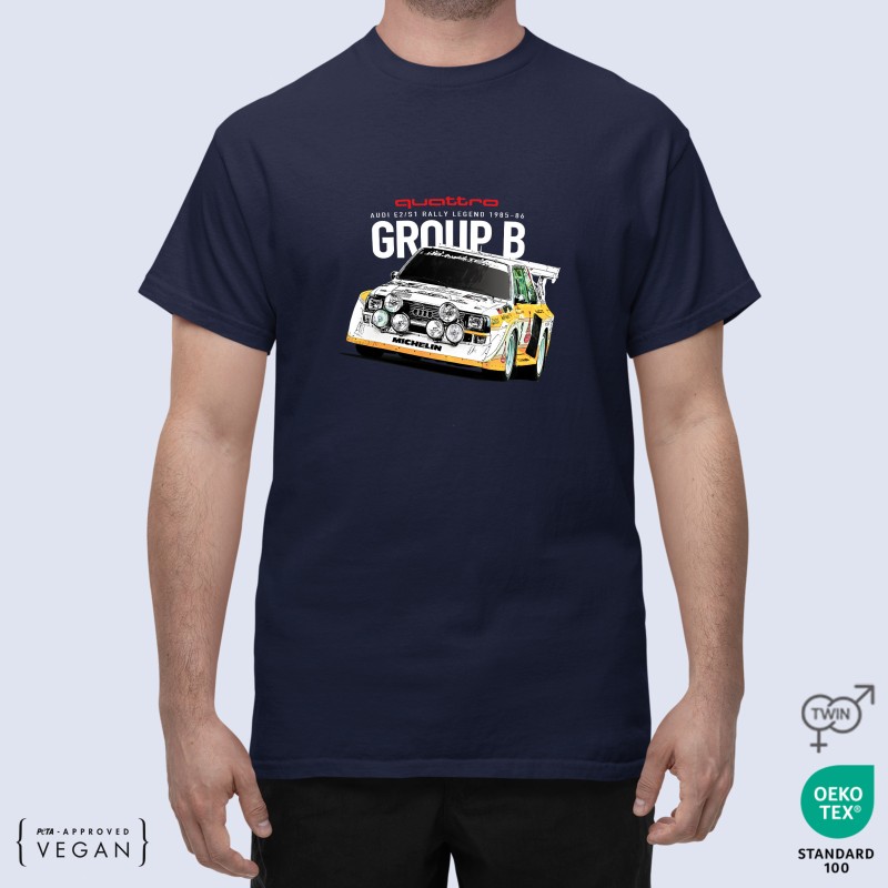 Audi Quattro S1 GROUP B Unisex Μπλουζάκι