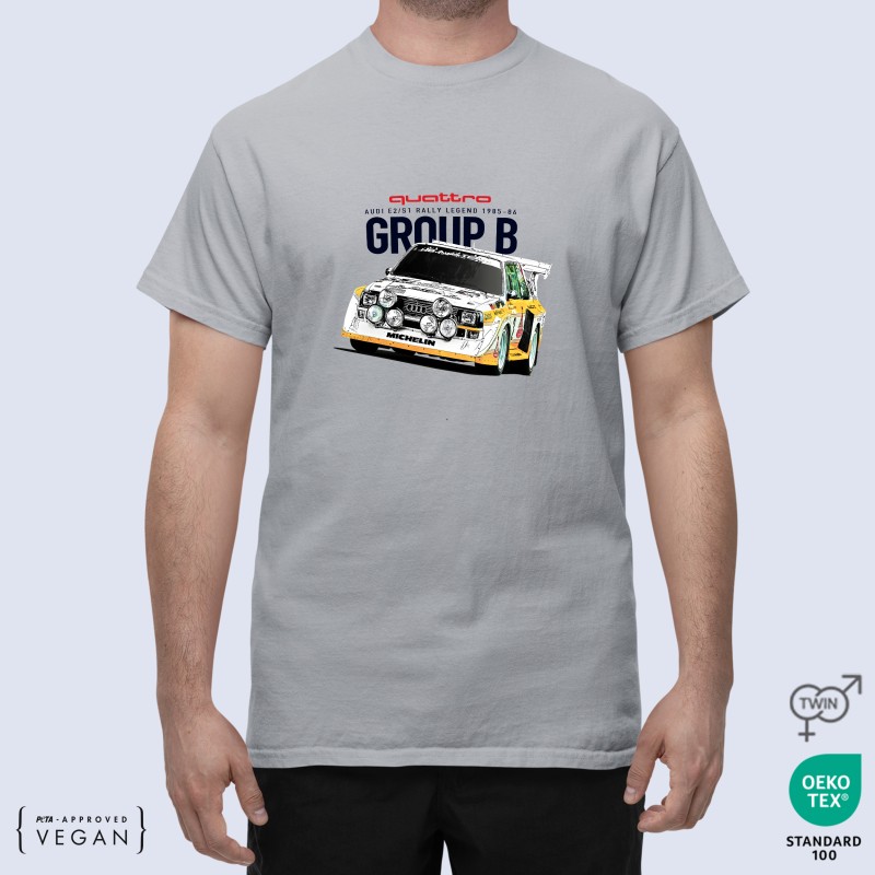 Audi Quattro S1 GROUP B Unisex Μπλουζάκι