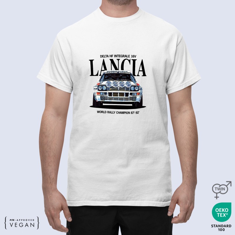 Lancia Delta Integrale Rallycar Unisex Μπλουζάκι