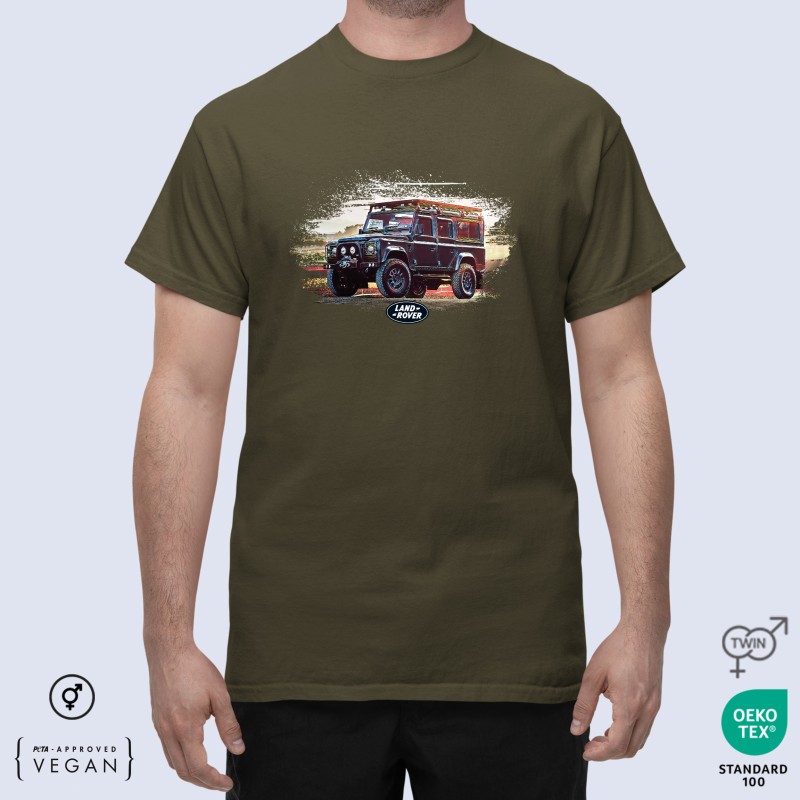 Land Rover Defender 110 Unisex Μπλουζάκι 3