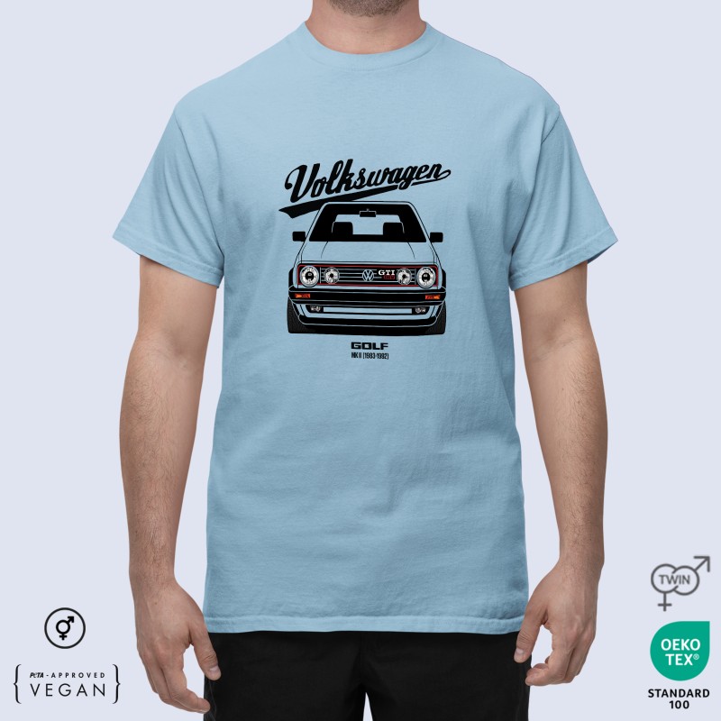 Volkswagen Golf GTI MK II Unisex Μπλουζάκι