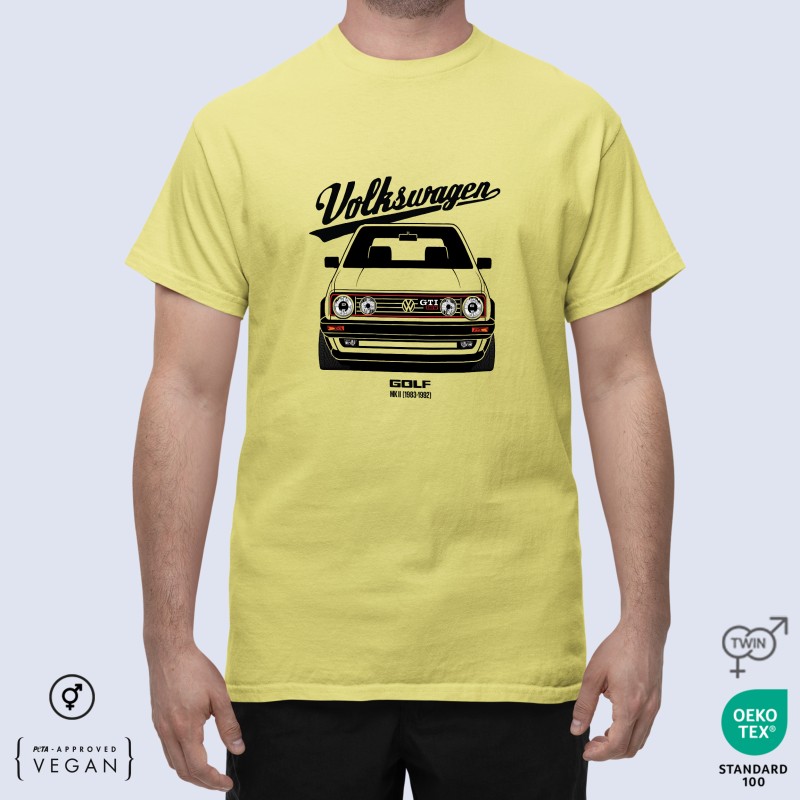 Volkswagen Golf GTI MK II Unisex Μπλουζάκι